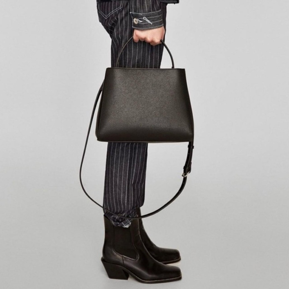 Zara black handbag